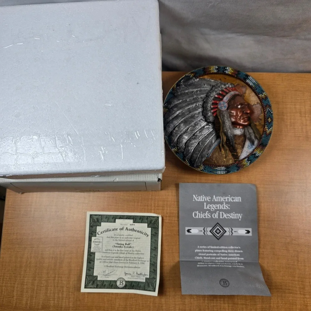 Sitting Bull Native American Legends‎ 1996 Bradford Exchange 8